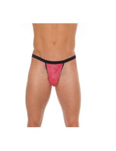 Tanga Rojo y Negro Talla Única